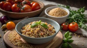 Receta bowl quinoa y verduras